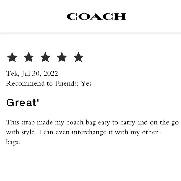 NEW! COACH Chain Bag Strap, Goldtone, NEW WITH TAGS! FABULOUS! NWT! - Picture 7 of 13